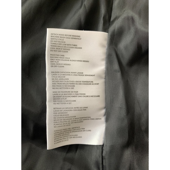 Michael Kors Puffer Parker Jacket Women Sz XS Black Down Fill High Neck Snow Ski - Picture 11 of 11